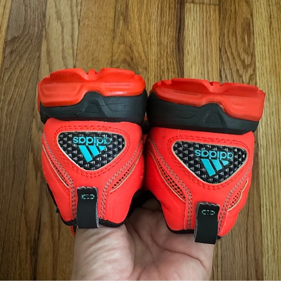 Adidas Vigor TR 4 Ortholite Unisex Neon Orange Running Sneakers Size 5 - Picture 7 of 9